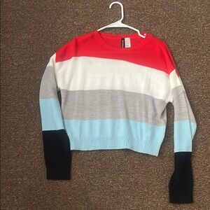 H&M Multicolor Striped Sweater